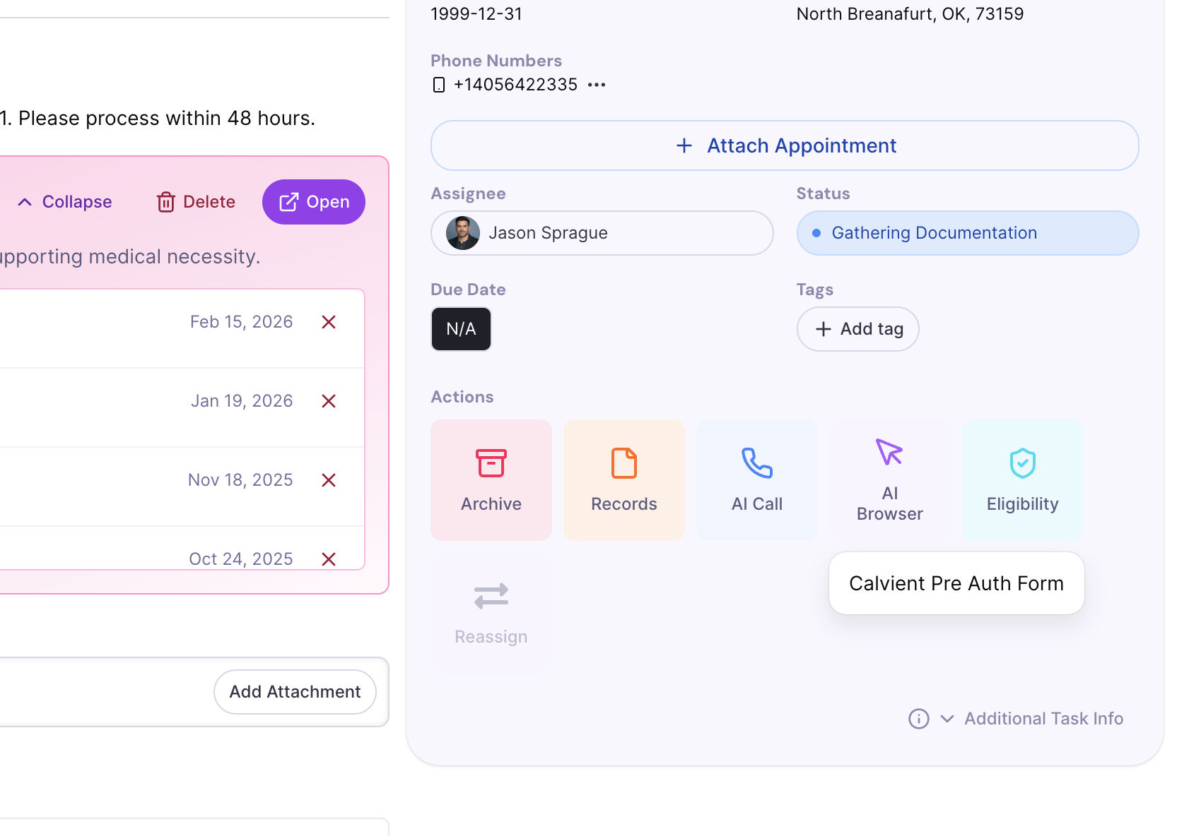 Browser automation activity screenshot