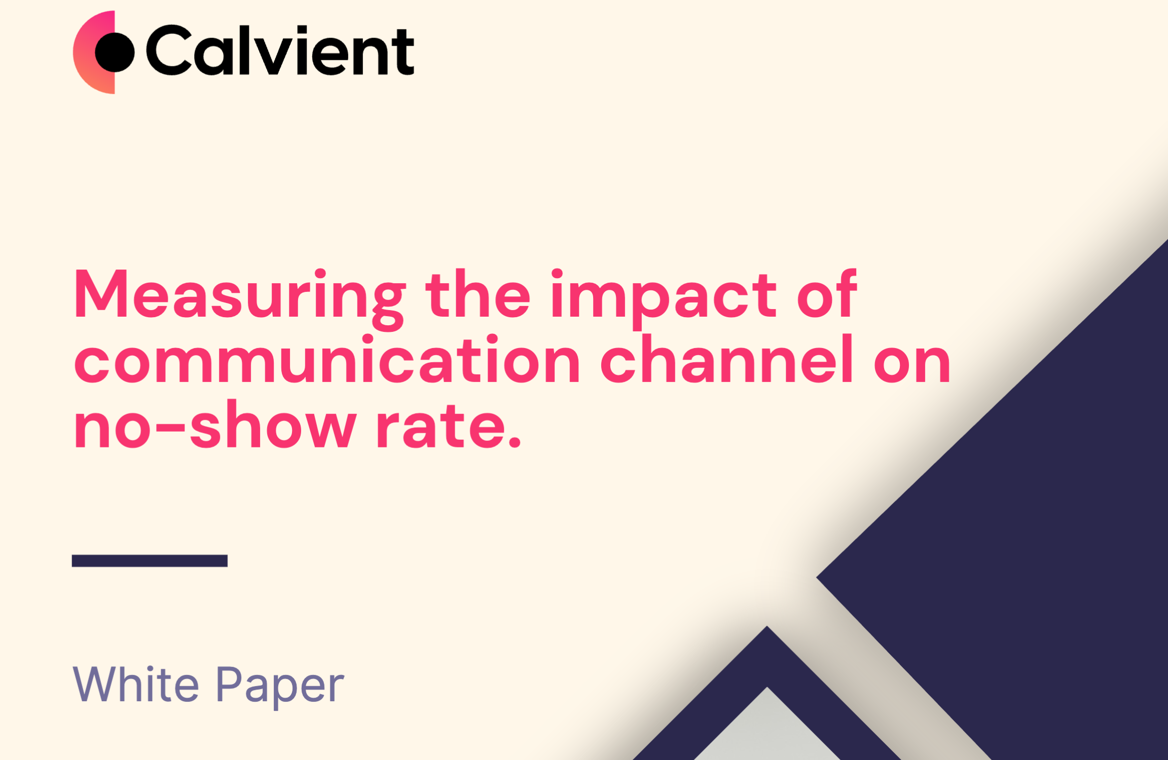 Measuring the Impact of Communication Channel on No-Show Rate